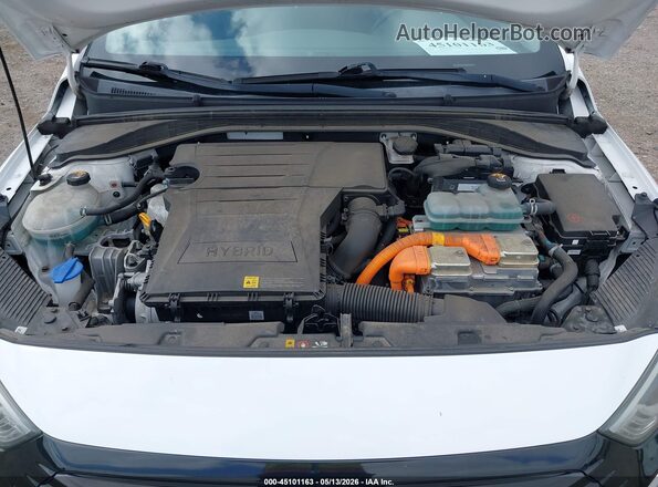 KMHC65LC3KU107985 2019 HYUNDAI IONIQ HYBRID Белый Вид сзади