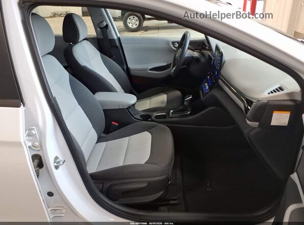 KMHC65LC3LU220644 2020 HYUNDAI IONIQ HYBRID White წინა სალონის ხედი