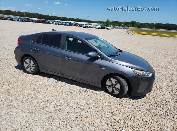 KMHC65LC4JU087423 2018 HYUNDAI IONIQ Серый Передняя правая четверть