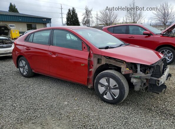 KMHC65LC4KU167502 2019 HYUNDAI IONIQ Красный Передняя правая четверть