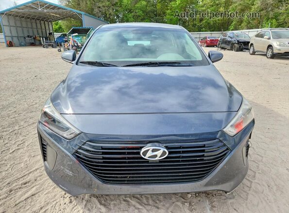 KMHC65LC5HU046910 2017 HYUNDAI IONIQ Gray Դիմացի տեսք