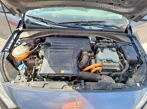 KMHC65LC5HU046910 2017 HYUNDAI IONIQ Gray Շարժիչի բաժամունքի տեսք