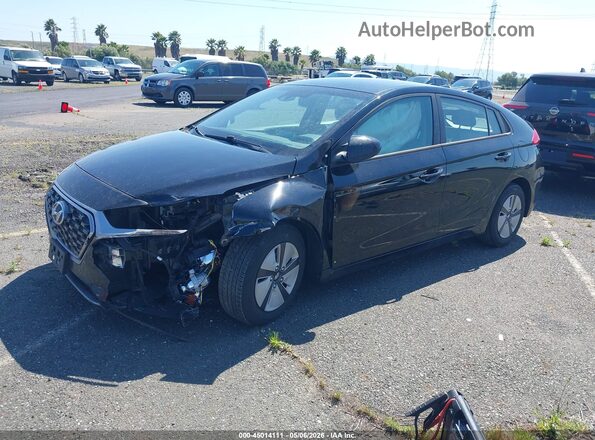 KMHC65LC5MU245840 2021 HYUNDAI IONIQ HYBRID Black წინა მარცხენა ხედი სამი მეოთხედიდან