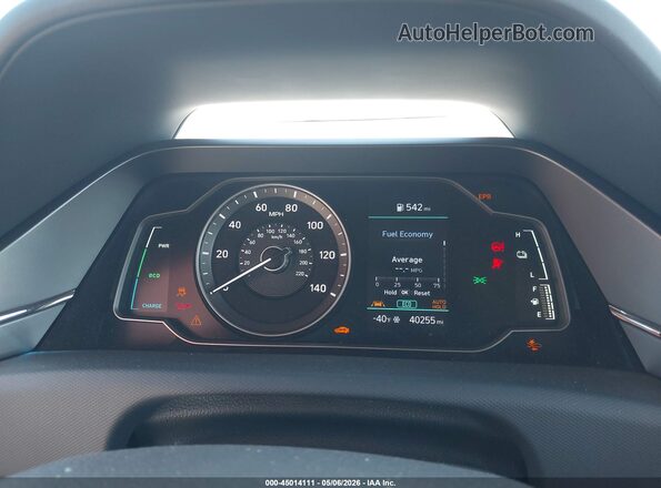KMHC65LC5MU245840 2021 HYUNDAI IONIQ HYBRID Black უკანა სავარძლების ხედი
