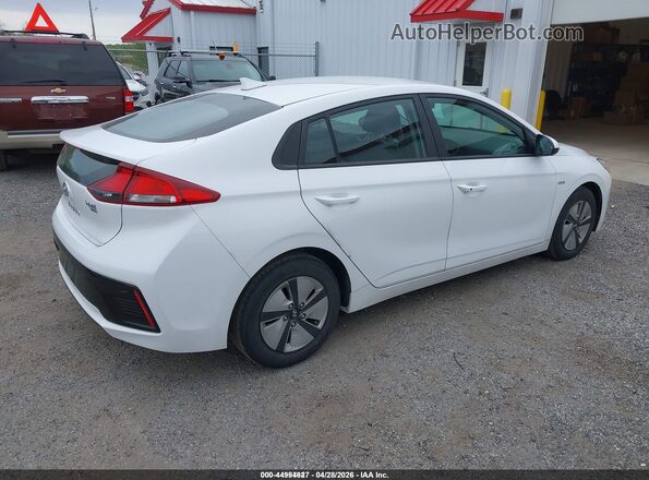 KMHC65LC6JU076214 2018 HYUNDAI IONIQ HYBRID White Tył prawy