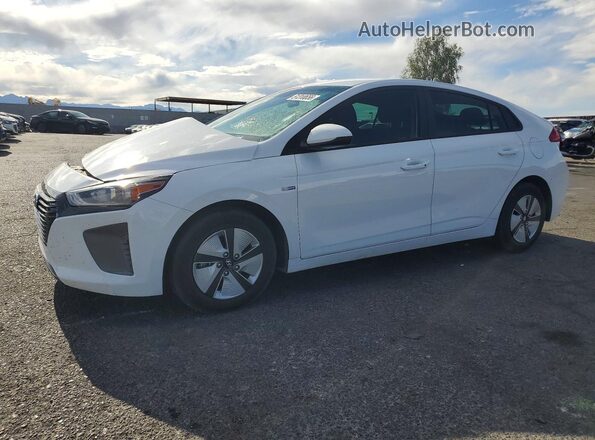 KMHC65LC7HU048030 2017 HYUNDAI IONIQ White Առջևի ձախ երեք քառորդ տեսարան