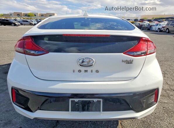 KMHC65LC7HU048030 2017 HYUNDAI IONIQ White Հետևի տեսք