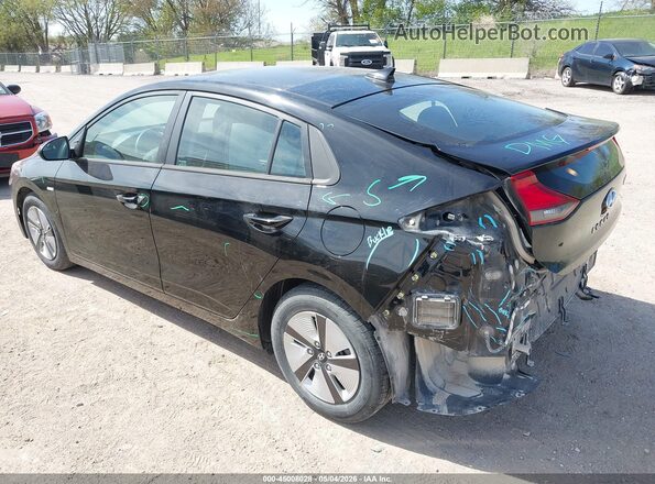 KMHC65LC7JU062371 2018 HYUNDAI IONIQ HYBRID Черный Задняя левая четверть