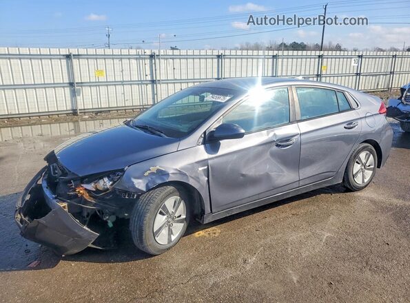 KMHC65LC7JU075315 2018 HYUNDAI IONIQ Gray წინა მარცხენა ხედი სამი მეოთხედიდან