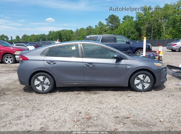 KMHC65LC8HU048036 2017 HYUNDAI IONIQ HYBRID Gray Вид задньої частини салону
