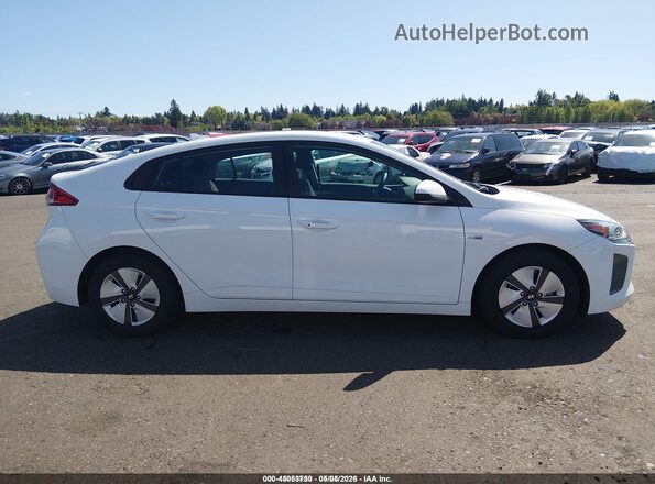 KMHC65LC8JU100285 2018 HYUNDAI IONIQ HYBRID Белый Вид задней части салона