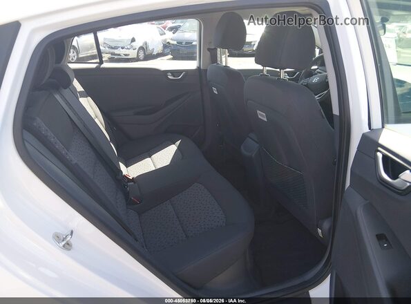 KMHC65LC8JU100285 2018 HYUNDAI IONIQ HYBRID Белый Вид наклейки с VIN-кодом