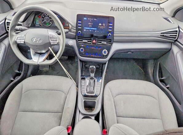 KMHC65LC8NU276551 2022 HYUNDAI IONIQ White Вид панелі приладів