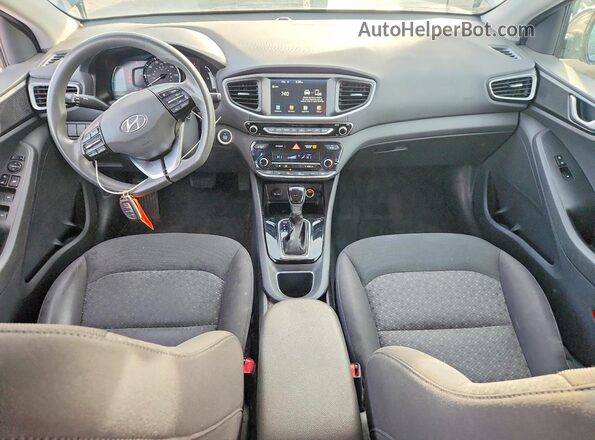 KMHC65LC9HU049003 2017 HYUNDAI IONIQ Серый Вид панели приборов