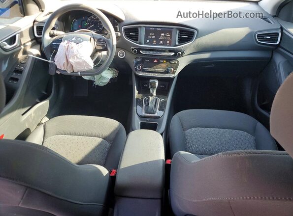 KMHC65LCXJU102426 2018 HYUNDAI IONIQ Blue Vista del salpicadero