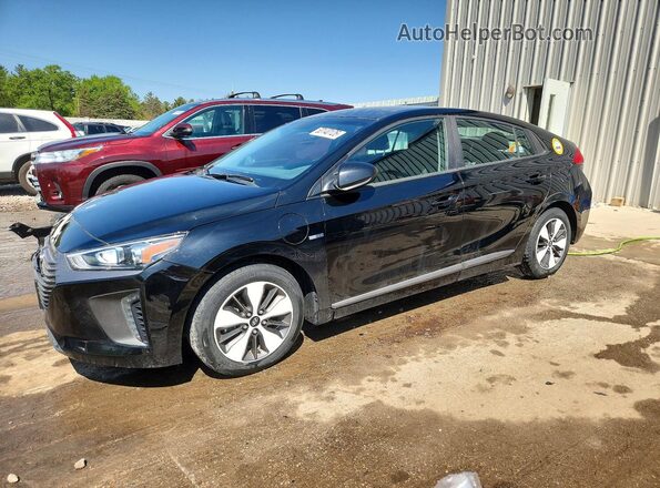 KMHC65LD0KU139026 2019 HYUNDAI IONIQ Черный Передняя левая четверть