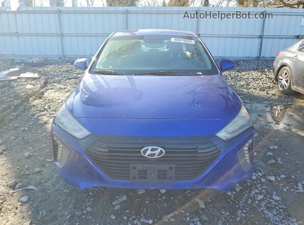 KMHC65LD7KU115483 2019 HYUNDAI IONIQ Синий Вид спереди
