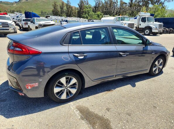 KMHC65LD8JU104362 2018 HYUNDAI IONIQ Серый Задняя правая четверть