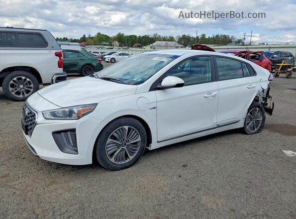 KMHC65LD9LU189201 2020 HYUNDAI IONIQ White Առջևի ձախ երեք քառորդ տեսարան