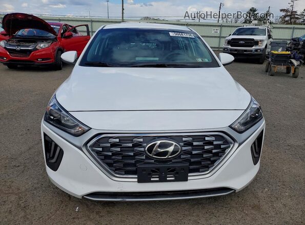 KMHC65LD9LU189201 2020 HYUNDAI IONIQ White Դիմացի տեսք