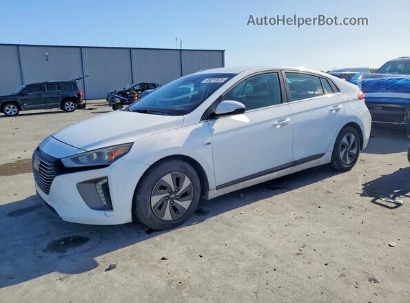 KMHC75LC1KU105553 2019 HYUNDAI IONIQ White Передня ліва чверть