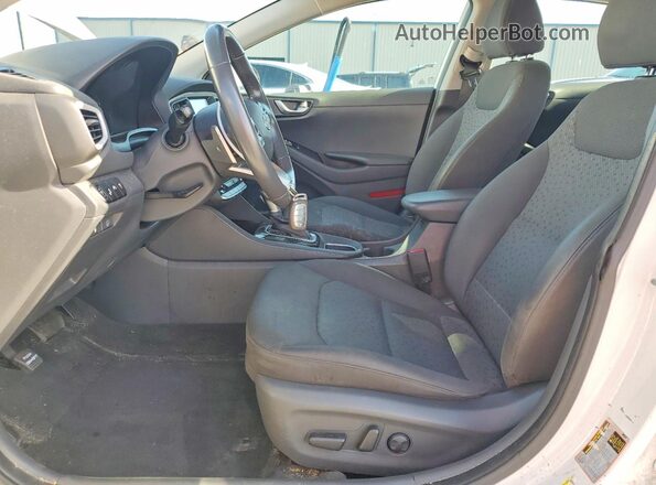 KMHC75LC1KU105553 2019 HYUNDAI IONIQ White Вид салону спереду