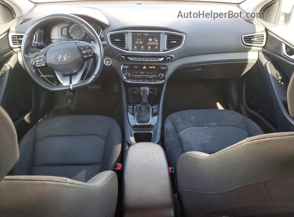 KMHC75LC1KU105553 2019 HYUNDAI IONIQ White Вид панелі приладів