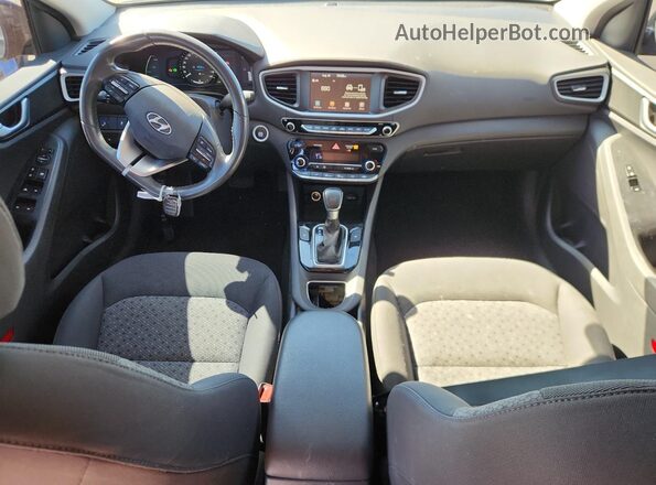 KMHC75LC2HU049194 2017 HYUNDAI IONIQ Black Vista del salpicadero