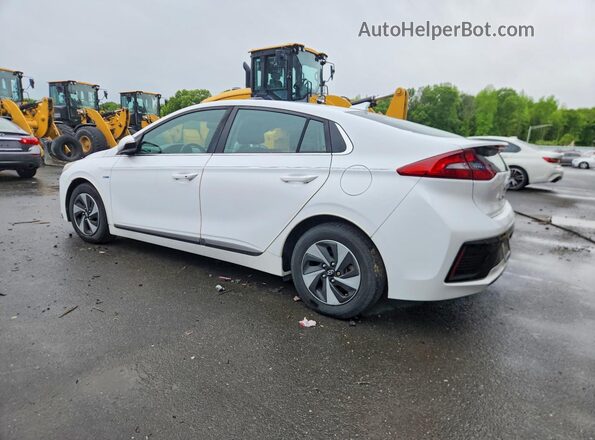 KMHC75LC2JU084551 2018 HYUNDAI IONIQ White Trasero izquierdo