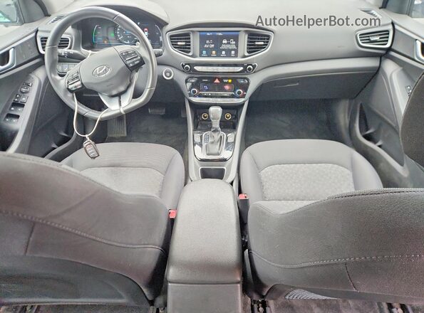 KMHC75LC2JU084551 2018 HYUNDAI IONIQ White Vista del salpicadero