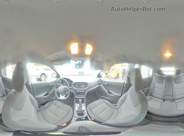 KMHC75LC2JU084551 2018 HYUNDAI IONIQ White Vista de la etiqueta del VIN