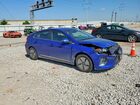2020 Hyundai Ioniq Se Синий vin: KMHC75LC2LU232605