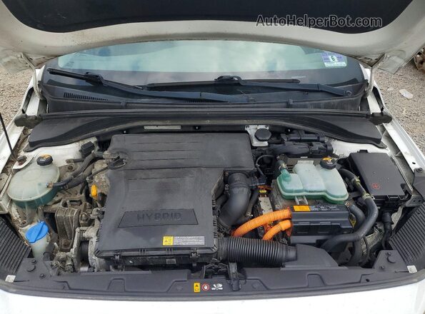 KMHC75LC3HU035403 2017 HYUNDAI IONIQ White Սալոնի հետևի տեսք