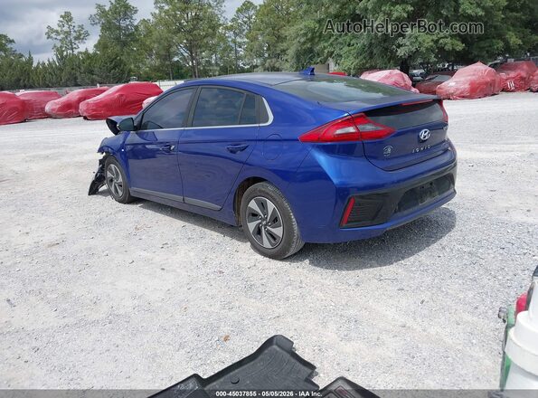 KMHC75LC3KU134519 2019 HYUNDAI IONIQ HYBRID Синий Задняя левая четверть