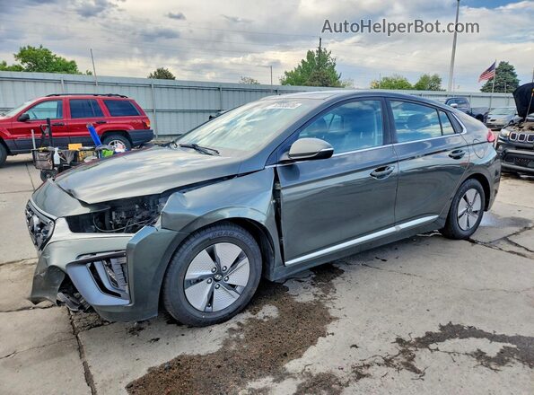 KMHC75LC4LU241967 2020 HYUNDAI IONIQ Gray წინა მარცხენა ხედი სამი მეოთხედიდან