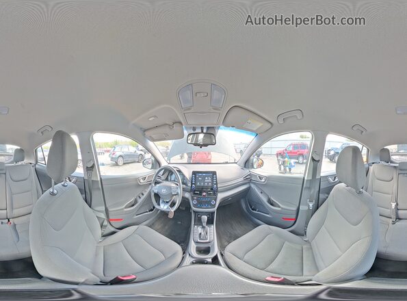 KMHC75LC4LU241967 2020 HYUNDAI IONIQ Gray სალონის 360-გრადუსიანი ხედი