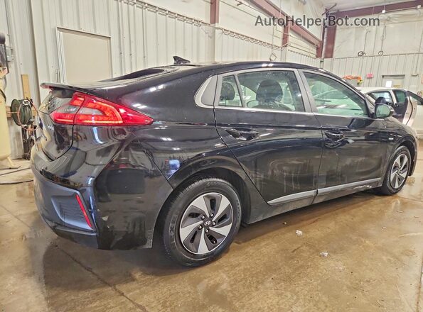 KMHC75LC5HU055412 2017 HYUNDAI IONIQ Черный Задняя правая четверть