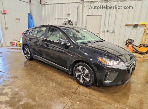 KMHC75LC5HU055412 2017 HYUNDAI IONIQ Черный Передняя правая четверть