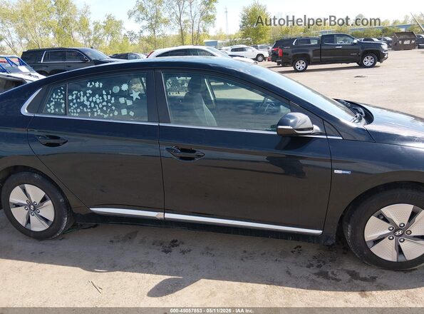 KMHC75LC7LU234351 2020 HYUNDAI IONIQ HYBRID Black უკანა სალონის ხედი