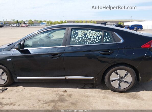 KMHC75LC7LU234351 2020 HYUNDAI IONIQ HYBRID Black სალონის 360-გრადუსიანი ხედი