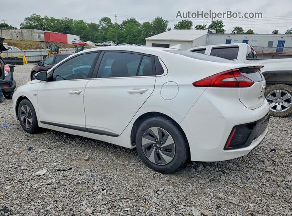 KMHC75LC8HU028348 2017 HYUNDAI IONIQ Белый Задняя левая четверть