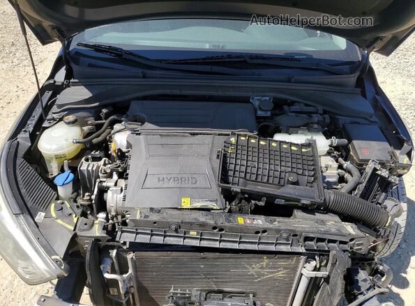 KMHC75LC8KU132166 2019 HYUNDAI IONIQ Черный Вид задней части салона