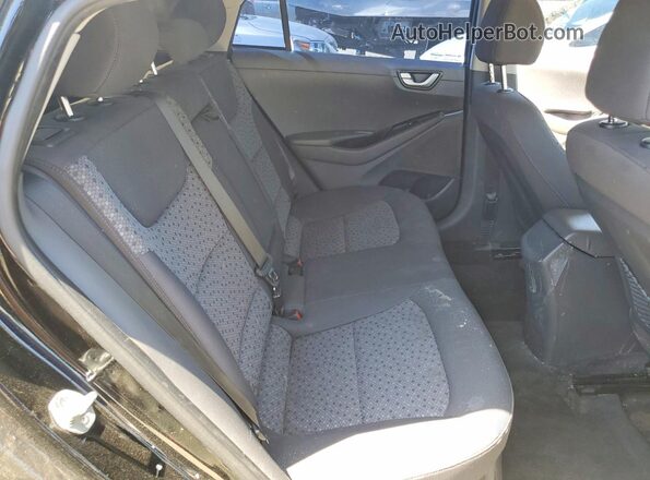 KMHC75LC8KU132166 2019 HYUNDAI IONIQ Черный Вид задних сидений