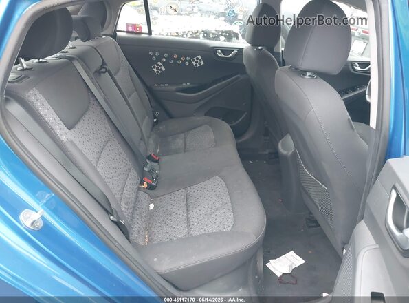 KMHC75LC9JU100034 2018 HYUNDAI IONIQ HYBRID Blue Вид наклейки з VIN-кодом
