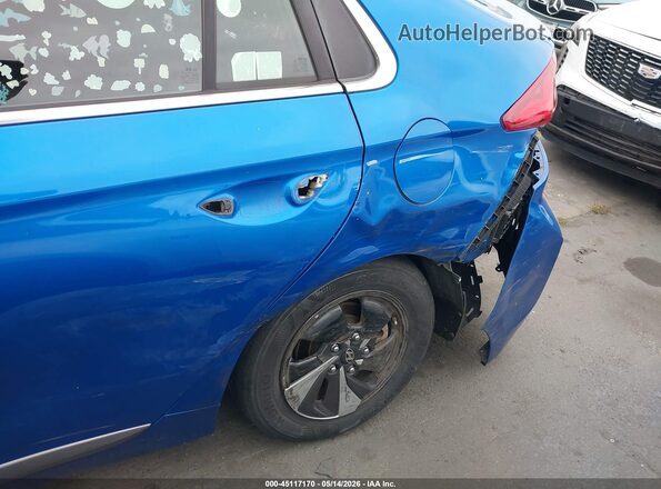 KMHC75LC9JU100034 2018 HYUNDAI IONIQ HYBRID Blue Вид спереду