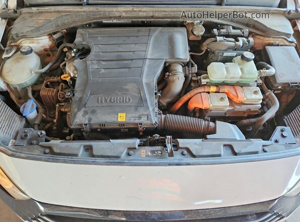 KMHC75LC9KU139532 2019 HYUNDAI IONIQ Белый Вид задней части салона