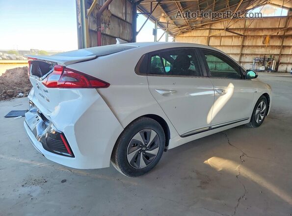 KMHC75LC9KU139532 2019 HYUNDAI IONIQ Белый Задняя правая четверть