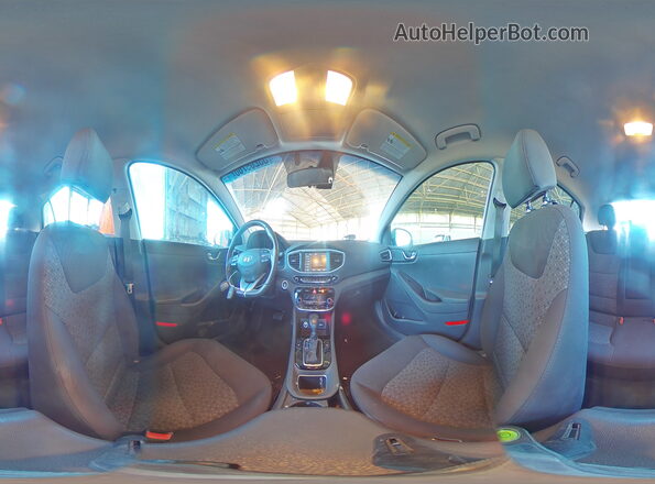 KMHC75LC9KU139532 2019 HYUNDAI IONIQ Белый Вид наклейки с VIN-кодом