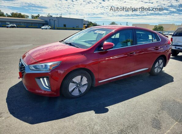 KMHC75LC9MU250987 2021 HYUNDAI IONIQ Burgundy Przód lewy