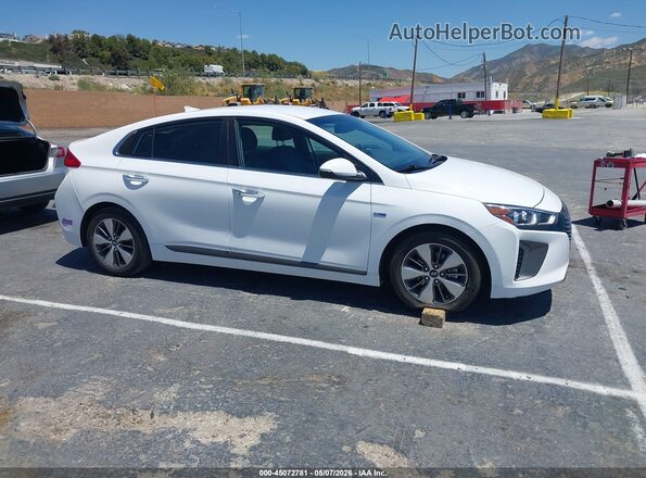 KMHC75LD1KU159265 2019 HYUNDAI IONIQ PLUG-IN HYBRID Белый Вид задней части салона